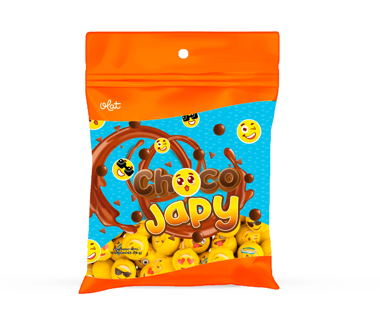 Choco Japy (esferas sabor chocolate de leche)